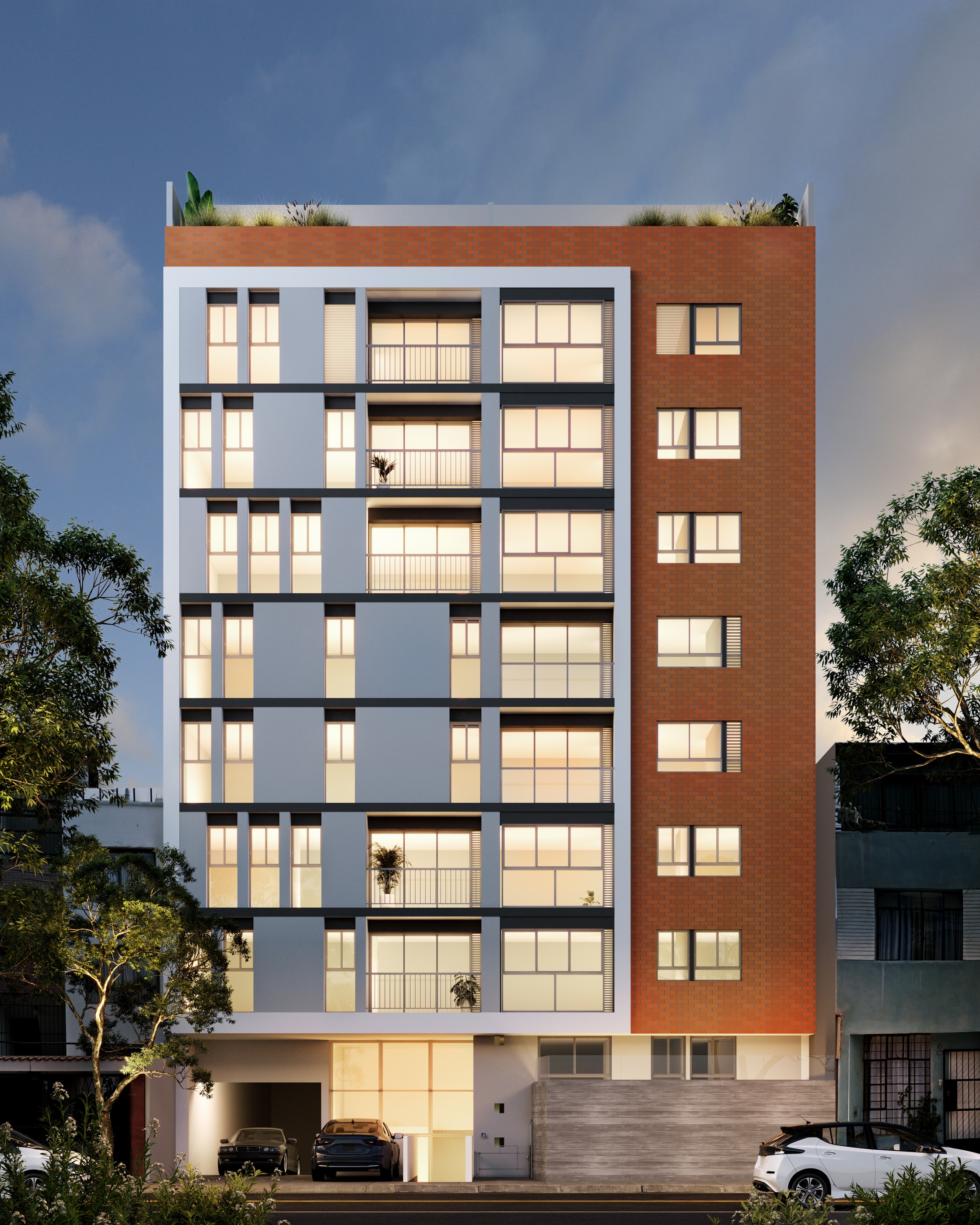 Fachada de Amura Pueblo Libre, departamentos en Pueblo Libre